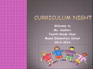 Curriculum Night