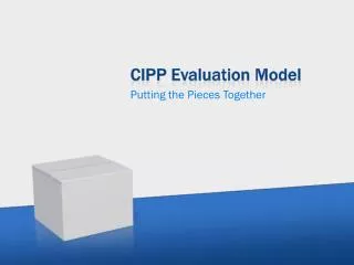 CIPP Evaluation Model