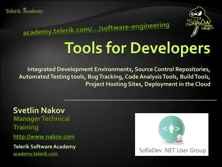 tools for developers
