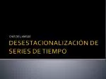 DESESTACIONALIZACIÓN DE SERIES DE TIEMPO - slide 1
