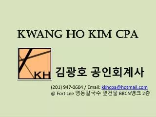 Kwang Ho Kim CPA