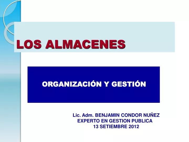 los almacenes