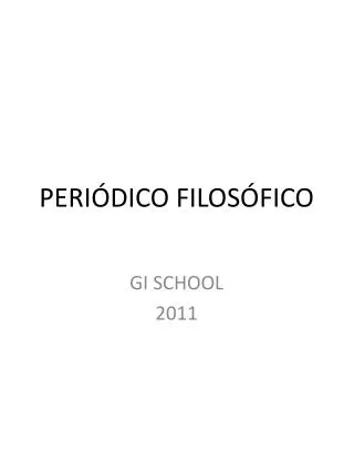 peri dico filos fico
