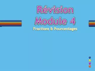 r vision module 4 fractions pourcentages
