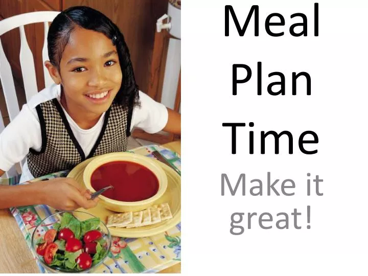 meal plan time
