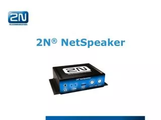 2n netspeaker