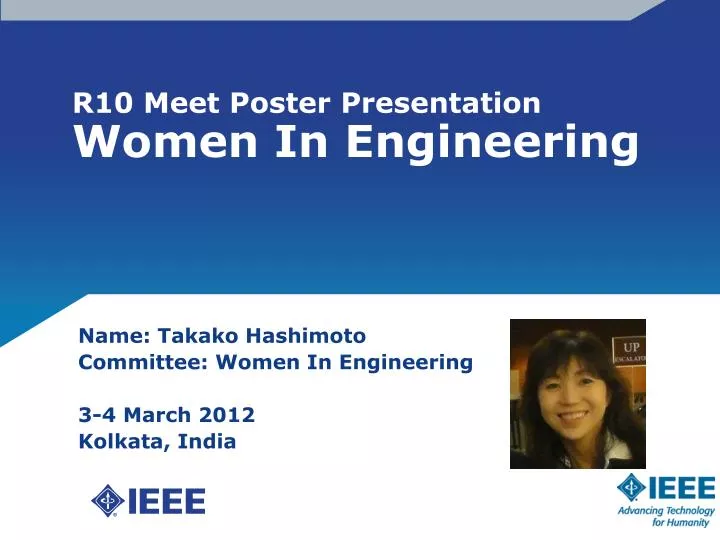 r10 meet poster presentation women in engineering