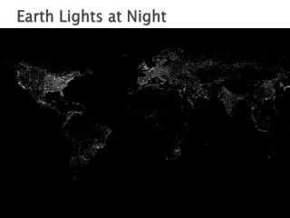 Earth Lights at Night