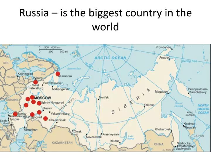 russia is the biggest country in the world