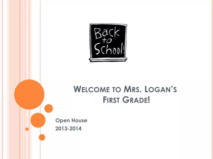 welcome to mrs logan s first grade