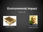 Environmental Impact - slide 1