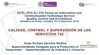 calidad control y supervisi n de los servicios tic