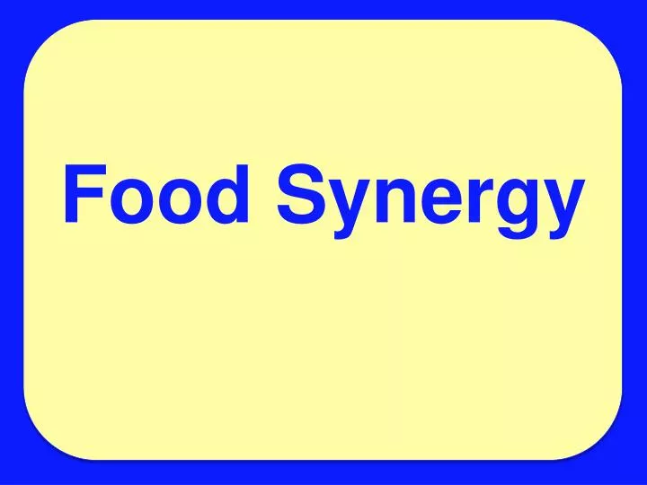 food synergy