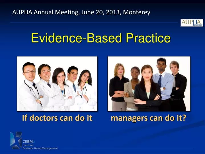 evidence based practice