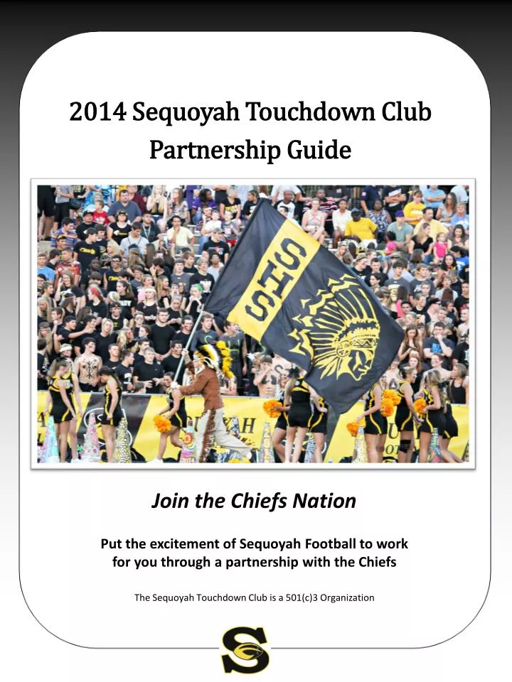 2014 sequoyah touchdown club partnership guide