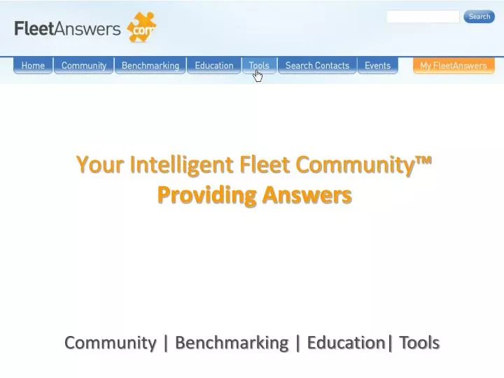 your intelligent fleet community providing answers