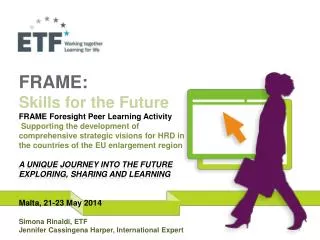 FRAME: Skills for the Future FRAME Foresight Peer Learning Activity