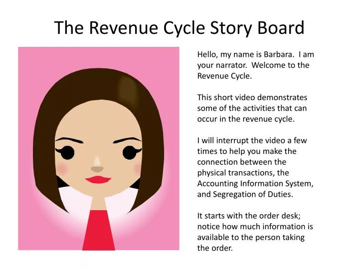 the revenue cycle story board