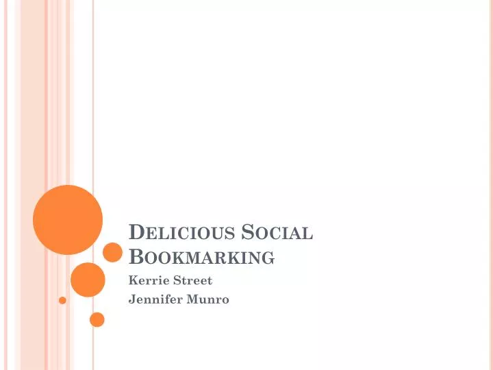 delicious social bookmarking