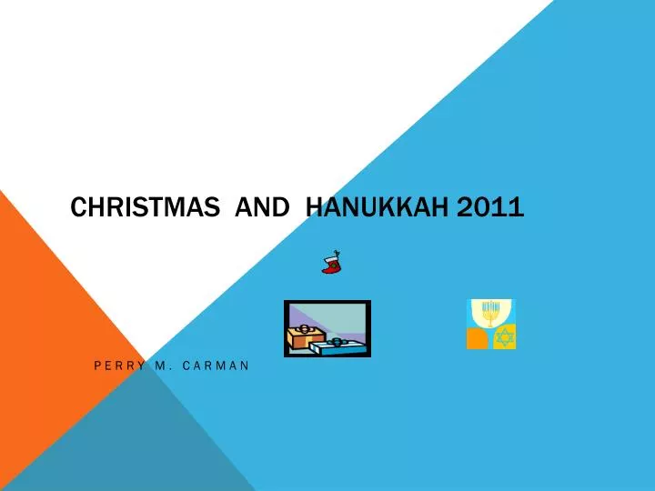 christmas and hanukkah 2011