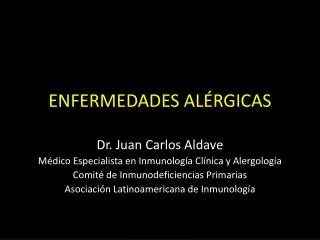 enfermedades al rgicas