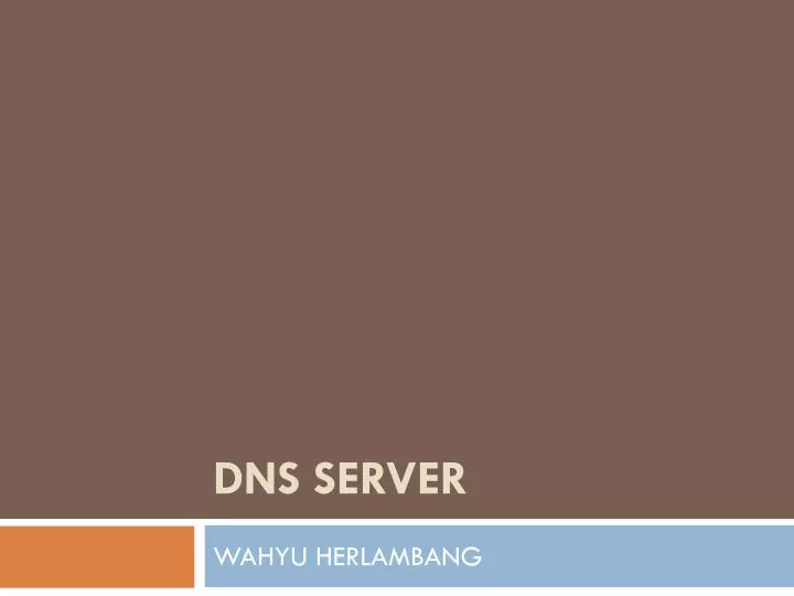 dns server