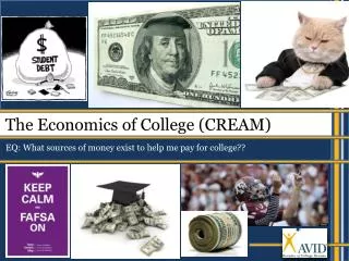 The Economics of College (CREAM)