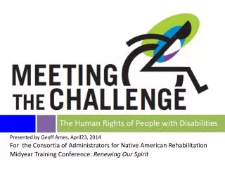 The Human Rights of People with Disabilities