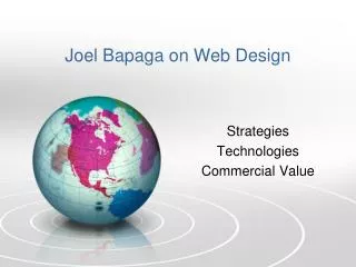 Joel Bapaga on Web Design