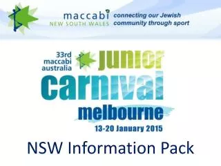 NSW Information Pack