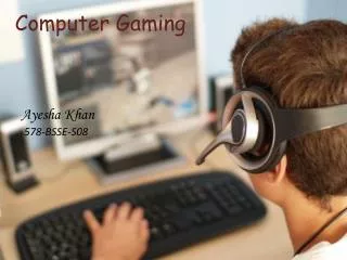 Computer Gaming