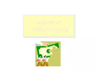 sources of debt financing
