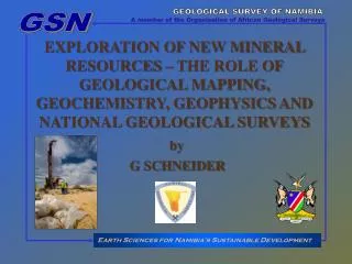 GEOLOGICAL SURVEY OF NAMIBIA