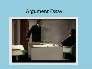 Argument Essay