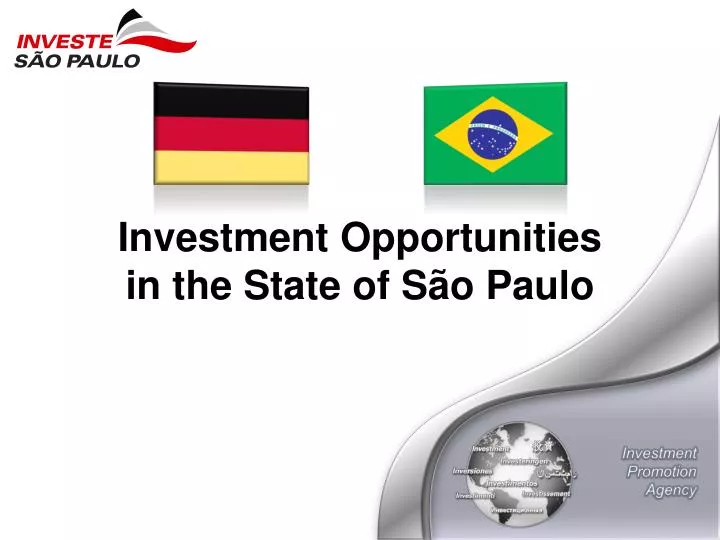 investment opportunities in the state of s o paulo