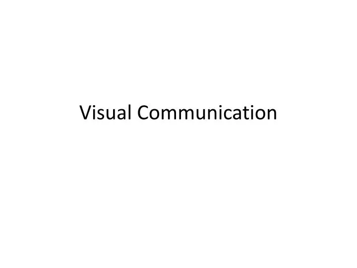 visual communication