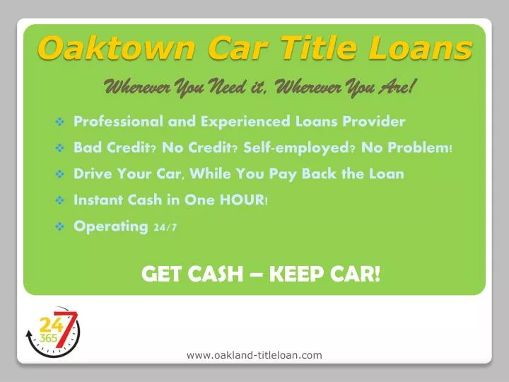 oaktown car title loans