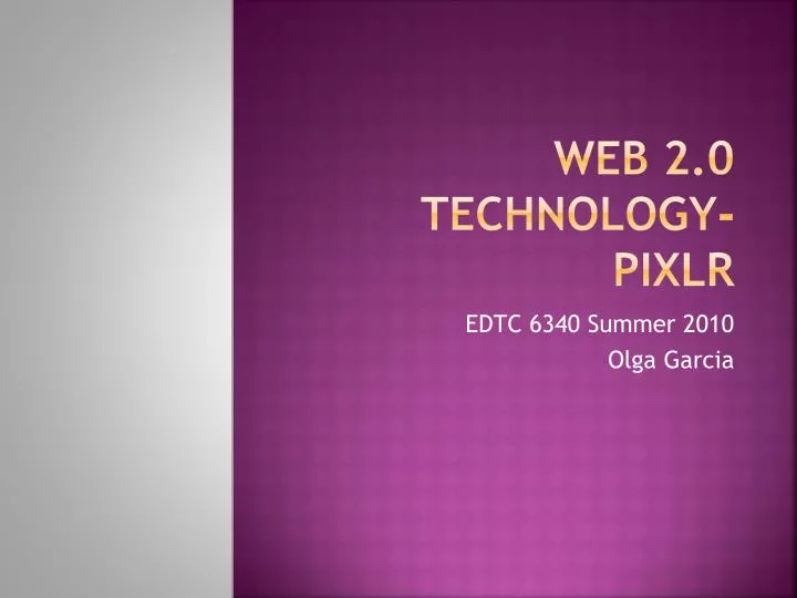 web 2 0 technology pixlr