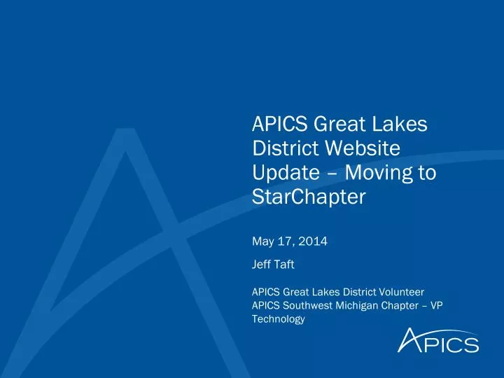 apics great lakes district website update moving to starchapter