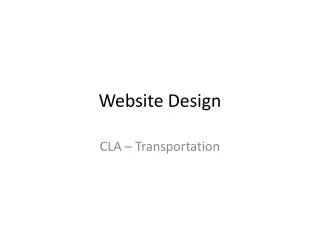 Website Design