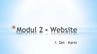 modul 2 website
