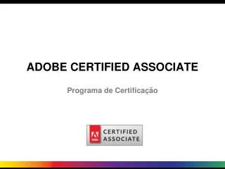 adobe certified associate