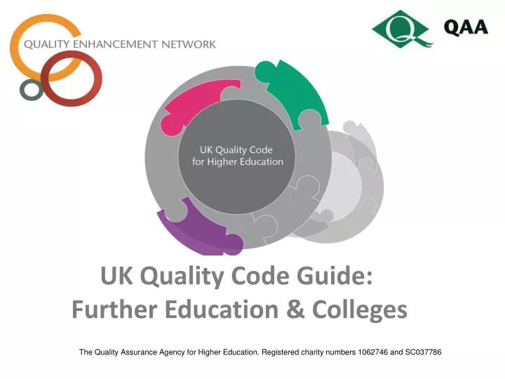 uk quality code guide further education colleges