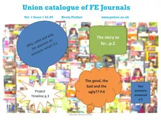 Union catalogue of FE Journals