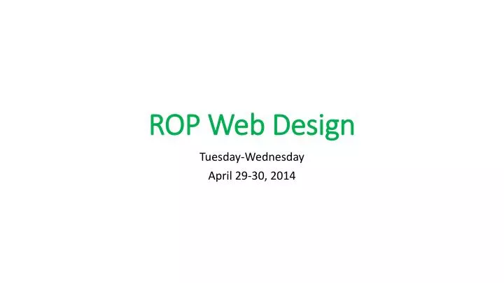 rop web design