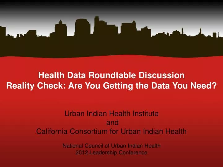 health data roundtable discussion reality check are you getting the data you need