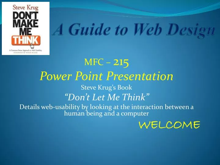 a guide to web design