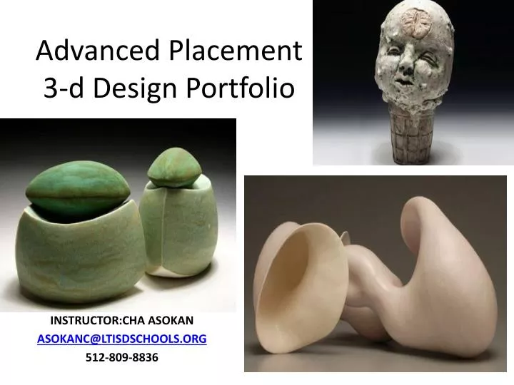 advanced placement 3 d design portfolio