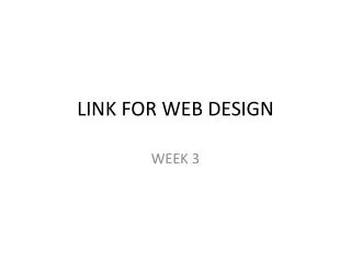 link for web design