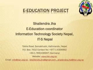 E-EDUCATION PROJECT